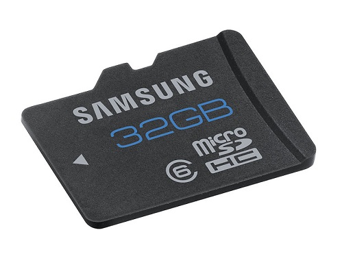 Karta pamięci 32GB microSDHC firmy Samsung.